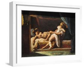 Three Lovers (L'Amour À Troi), 1818-1820-Théodore Géricault-Framed Giclee Print