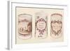 Three Lowestoft Mugs, (18th Centur), 1937-null-Framed Giclee Print