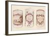 Three Lowestoft Mugs, (18th Centur), 1937-null-Framed Giclee Print