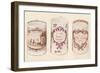 Three Lowestoft Mugs, (18th Centur), 1937-null-Framed Giclee Print