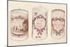 Three Lowestoft Mugs, (18th Centur), 1937-null-Mounted Giclee Print