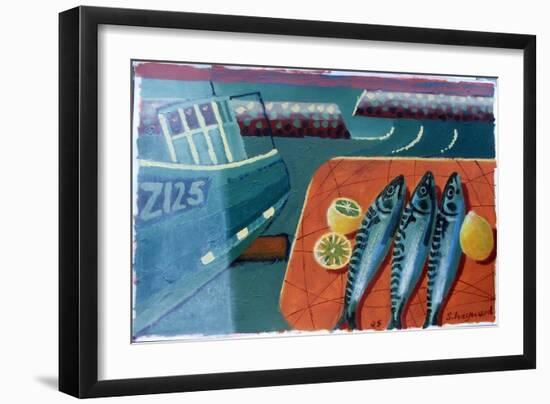 Three Mackerel-Sara Hayward-Framed Giclee Print