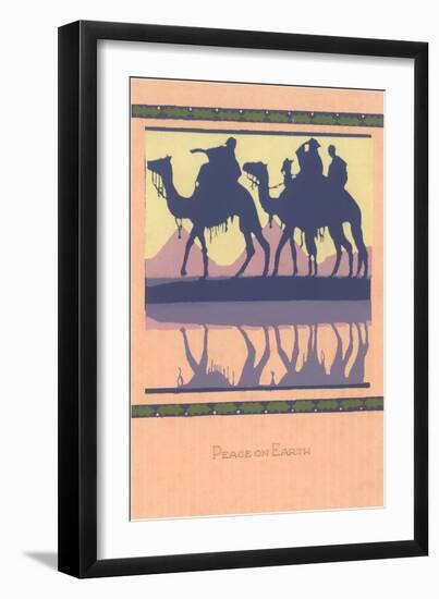 Three Magi, Peace on Earth-null-Framed Art Print