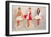 Three Majorettes, Retro-null-Framed Art Print