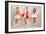 Three Majorettes, Retro-null-Framed Art Print