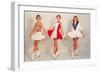 Three Majorettes, Retro-null-Framed Art Print