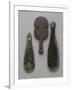 Three Maori Hand Clubs Including Two Made from Nephrite-null-Framed Giclee Print