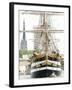 Three Masted Boat, Amerigo Vespucci from Italy During Armada 2008, Rouen, Normandy, France-Thouvenin Guy-Framed Photographic Print