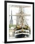 Three Masted Boat, Amerigo Vespucci from Italy During Armada 2008, Rouen, Normandy, France-Thouvenin Guy-Framed Photographic Print