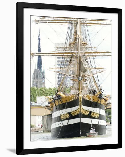 Three Masted Boat, Amerigo Vespucci from Italy During Armada 2008, Rouen, Normandy, France-Thouvenin Guy-Framed Photographic Print