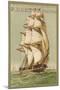 Three-Masted Merchant Ship-null-Mounted Art Print