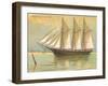 Three-masted Schooner-null-Framed Art Print