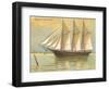 Three-masted Schooner-null-Framed Art Print