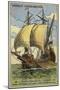 Three-Masted Trading Galleon, 15th Century-null-Mounted Giclee Print