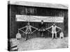 Three Men Demonstrating the Stability of the Railway Bridge-null-Stretched Canvas