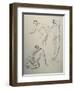 Three Men Figures-Nobu Haihara-Framed Giclee Print