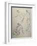 Three Men Figures-Nobu Haihara-Framed Giclee Print