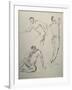 Three Men Figures-Nobu Haihara-Framed Giclee Print