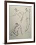 Three Men Figures-Nobu Haihara-Framed Giclee Print