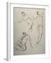 Three Men Figures-Nobu Haihara-Framed Giclee Print