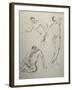 Three Men Figures-Nobu Haihara-Framed Giclee Print