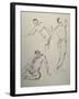 Three Men Figures-Nobu Haihara-Framed Giclee Print