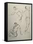 Three Men Figures-Nobu Haihara-Framed Stretched Canvas