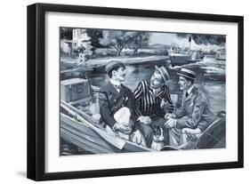 Three Men in a Boat-Paul Rainer-Framed Giclee Print
