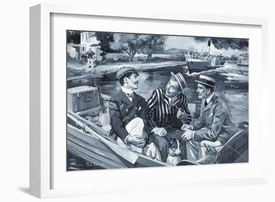 Three Men in a Boat-Paul Rainer-Framed Giclee Print