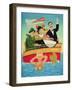 Three Men in a Tub, 1994-Frances Broomfield-Framed Giclee Print