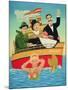 Three Men in a Tub, 1994-Frances Broomfield-Mounted Giclee Print