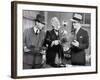 Three Men Looking at X-Rays-null-Framed Photo