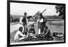 Three Men Playing Cards, Uruguay, C1900s-null-Framed Giclee Print