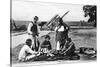 Three Men Playing Cards, Uruguay, C1900s-null-Stretched Canvas
