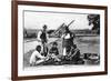 Three Men Playing Cards, Uruguay, C1900s-null-Framed Giclee Print