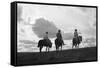 Three Men Riding the Range-Philip Gendreau-Framed Stretched Canvas