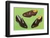 Three Men's Shoes-Found Image Press-Framed Premium Photographic Print