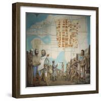 Three Men Standing in a Construction, Mexico City, Mexico-null-Framed Giclee Print