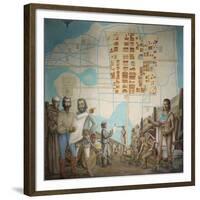 Three Men Standing in a Construction, Mexico City, Mexico-null-Framed Giclee Print