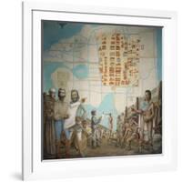 Three Men Standing in a Construction, Mexico City, Mexico-null-Framed Giclee Print