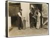 Three Men Use Oxygen to Treat a Horse at an the Great Northern Railway Infirmary for Horses-null-Stretched Canvas