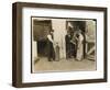 Three Men Use Oxygen to Treat a Horse at an the Great Northern Railway Infirmary for Horses-null-Framed Photographic Print