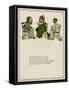 Three Middle-Aged Women with their Cats-Kate Greenaway-Framed Stretched Canvas