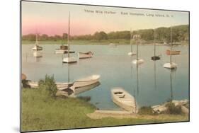 Three-Mile Harbor, East Hampton, Long Island, New York-null-Mounted Art Print