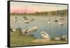 Three-Mile Harbor, East Hampton, Long Island, New York-null-Framed Stretched Canvas