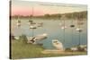 Three-Mile Harbor, East Hampton, Long Island, New York-null-Stretched Canvas