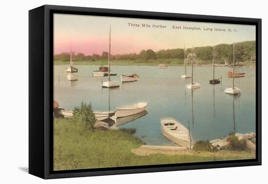 Three-Mile Harbor, East Hampton, Long Island, New York-null-Framed Stretched Canvas