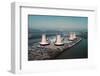 Three Mile Island Cooling Towers-null-Framed Photographic Print