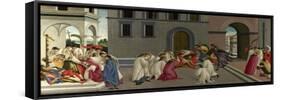 Three Miracles of Saint Zenobius, C. 1500-Sandro Botticelli-Framed Stretched Canvas