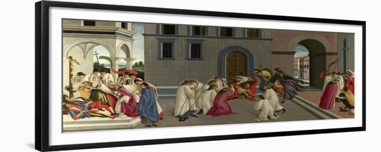 Three Miracles of Saint Zenobius, C. 1500-Sandro Botticelli-Framed Giclee Print